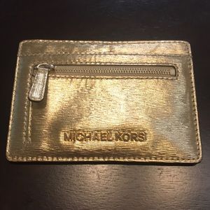 Michael Kors Card Case Gold